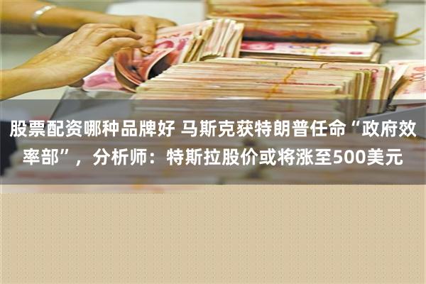 股票配资哪种品牌好 马斯克获特朗普任命“政府效率部”，分析师：特斯拉股价或将涨至500美元