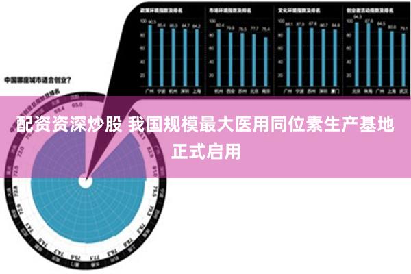 配资资深炒股 我国规模最大医用同位素生产基地正式启用